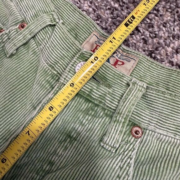 Vintage Green Mid Rise EXP Express Corduroy 90s Straight Leg Mom - Picture 8 of 10